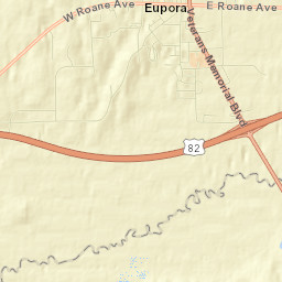 Eupora Street Map