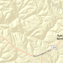 Sylvan Springs Street Map