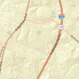 Belvedere Street Map