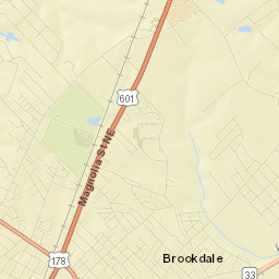Brookdale Street Map