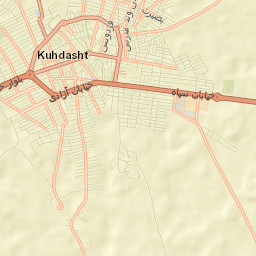 Kuhdasht Street Map