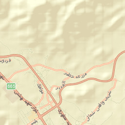 Natanz Street Map