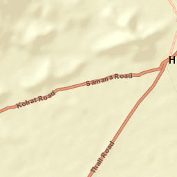 Hangu Street Map