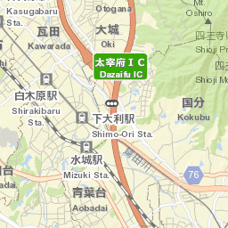 Ōnojō Shi Street Map