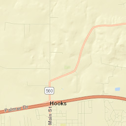 2060-2153 County Road 2110 Hooks TX 75561 Street Map