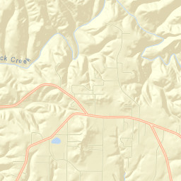 Rock Creek Street Map