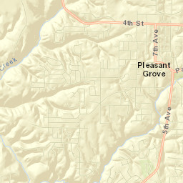 Pleasant Grove Street Map