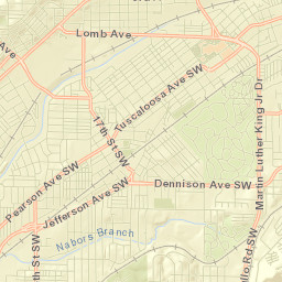 201-209 12th Street West, Birmingham, AL Street Map