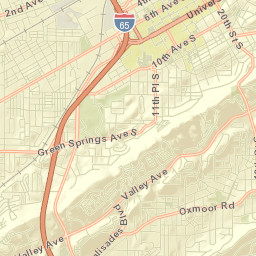 Homewood Street Map