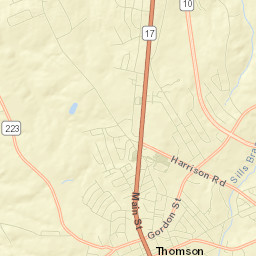 Thomson Street Map