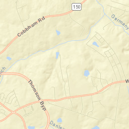 McDuffie County Street Map
