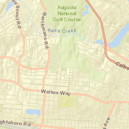Augusta, Georgia Street Map