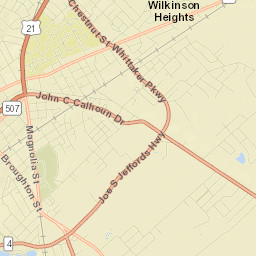 Wilkinson Heights Street Map