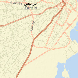 Zarzis Street Map
