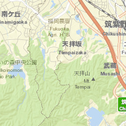 Chikushino-shi Street Map