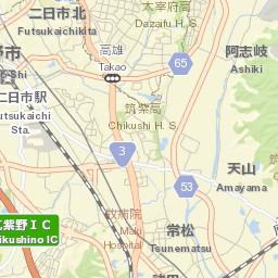 Dazaifu-shi Street Map