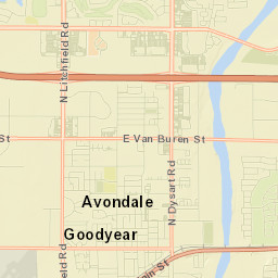 Goodyear Street Map