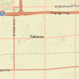 9552 West Van Buren Street, Tolleson, AZ Street Map
