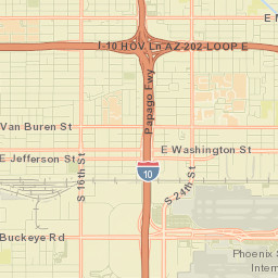 Central City Street Map