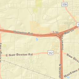 4212 Saint Michael Drive, Texarkana, TX Street Map