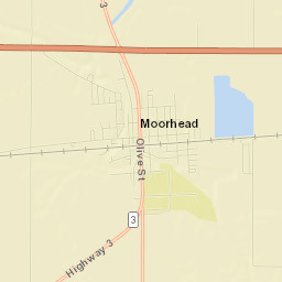 Moorhead Street Map
