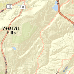 Vestavia Hills Street Map