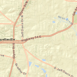 Fayetteville Street Map
