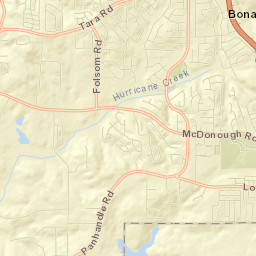 Bonanza Street Map