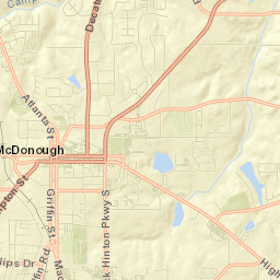 McDonough Street Map
