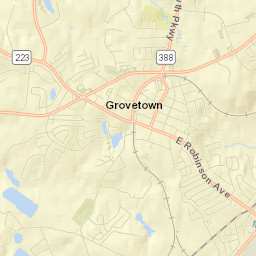 Grovetown Street Map