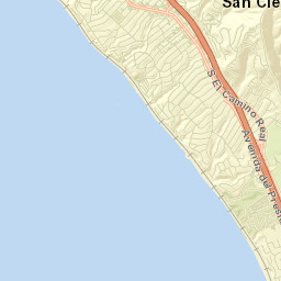 San Clemente Street Map