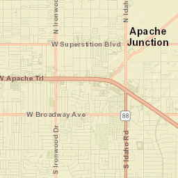 Apache Junction Street Map