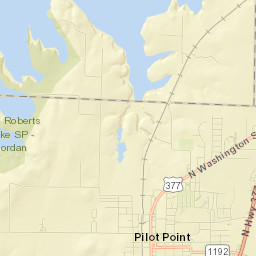 Pilot Point Street Map