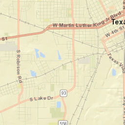 501 North State Line Avenue, Texarkana, TX  Street Map