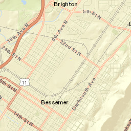 Lipscomb Street Map