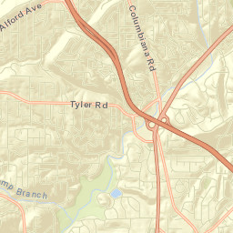 Hoover Street Map