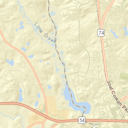 Peachtree City Street Map
