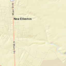 New Ellenton Street Map