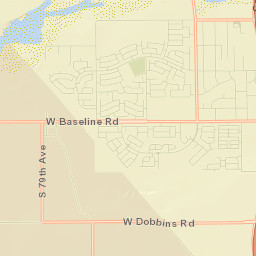 6407 South 71st Drive, Laveen, AZ 85339 Street Map