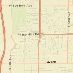 Laveen Street Map