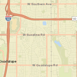 Guadalupe Street Map
