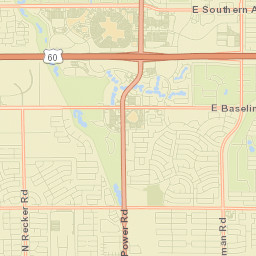 2500 South Power Road, Mesa, AZ 85206 Street Map