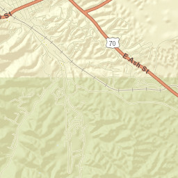 Six Shooter Canyon Street Map