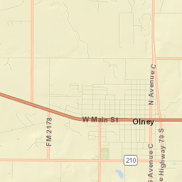 Olney Street Map