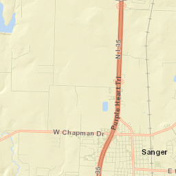 Highway 77, Sanger, TX 76266, USA Street Map