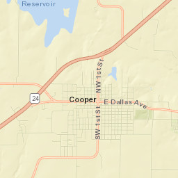 Delta County Street Map