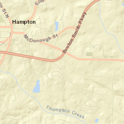 Hampton Street Map