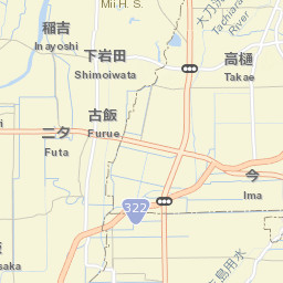 Ogōri-shi Street Map