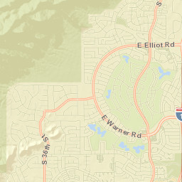 Ahwatukee Foothills Street Map