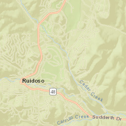 Ruidoso Street Map